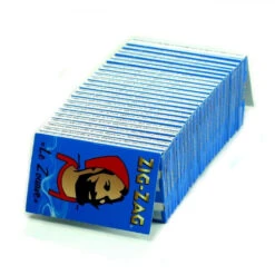 Feuilles à Rouler Zig Zag Bleu - Lot De 25 Carnets -Magasin De Fournitures Pour Fumeurs 25 carnets de feuilles a rouler zig zag bleu 3