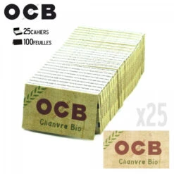 Lot De 25 Carnets De Papier à Rouler OCB Bio