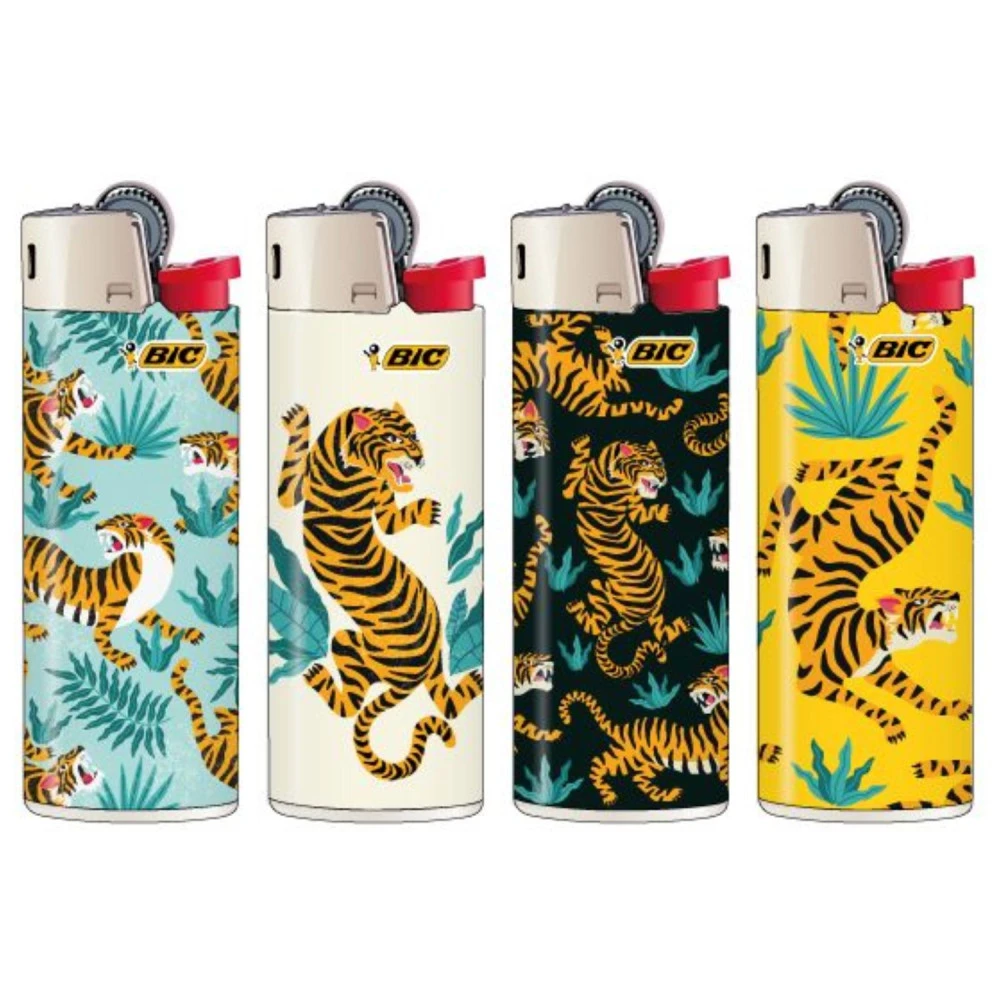 Bic Barquette De 50 Briquets Mini J25 Tiger 2 Bic Barquette De 50 Briquets Mini J25 Tiger – Image 2