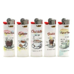 Boite De 50 Briquets Maxi BIC - Café -Magasin De Fournitures Pour Fumeurs boite de 50 briquets maxi bic cafe 2