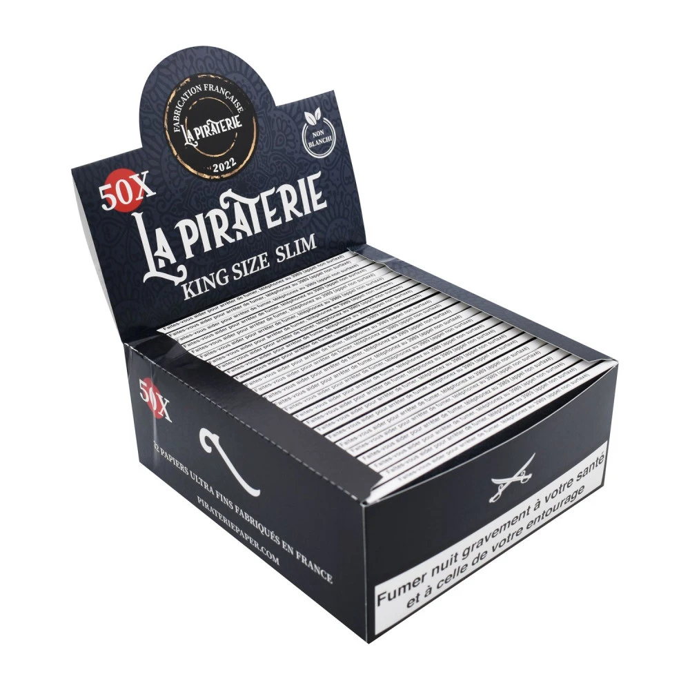 Boîte De 50 Feuilles Slim La Piraterie - Papier Non Blanchi 2 Boîte De 50 Feuilles Slim La Piraterie - Papier Non Blanchi – Image 2