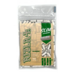 Boite De 50 Sachets De Filtres Slim - Rizla Bamboo -Magasin De Fournitures Pour Fumeurs boite de 50 sachets de filtres slim rizla bamboo 1