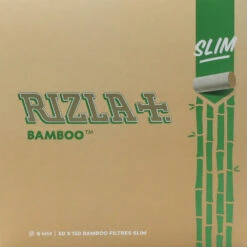 Boite De 50 Sachets De Filtres Slim - Rizla Bamboo -Magasin De Fournitures Pour Fumeurs boite de 50 sachets de filtres slim rizla bamboo 4