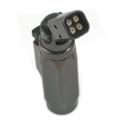 Briquet Anthracite Champ High 4 Flammes Turbo Orientable -Magasin De Fournitures Pour Fumeurs briquet anthracite champ high 4 flammes turbo orientable 2
