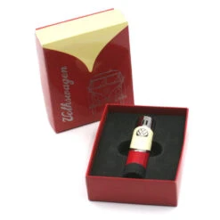 Briquet Cylindre Bicolore Volkswagen Rouge Et Beige -Magasin De Fournitures Pour Fumeurs briquet cylindre bicolore volkswagen rouge et beige 3