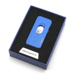 Briquet Silvermatch Turnable - Bleu -Magasin De Fournitures Pour Fumeurs briquet silvermatch turnable bleu 3