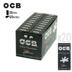 Cartouche De 20 étuis De Filtres Stick Extra Slim OCB 5.7mm