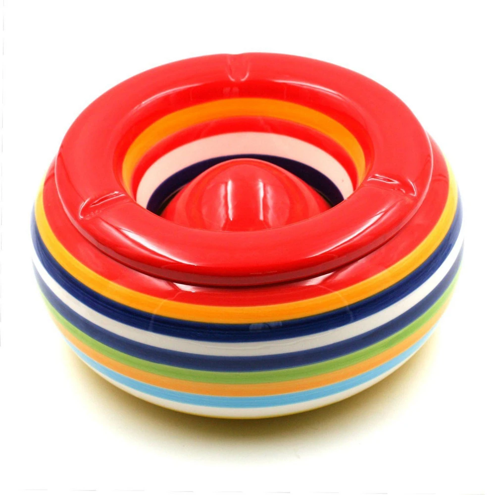 Cendrier Marocain Géant 22 Cm - Rouge 2 Cendrier Marocain Géant 22 Cm - Rouge – Image 2