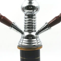 Chicha Al Malik - Double Tuyaux - Argent 7 Chicha Al Malik - Double Tuyaux - Argent -Magasin De Fournitures Pour Fumeurs chicha al malik double tuyaux argent 3