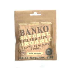 Lot De 10 Sachets De 150 Filtres - BANKO Natural -Magasin De Fournitures Pour Fumeurs lot de 10 sachets de 150 filtres banko natural 3