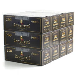 Lot De 12 Boîtes De 250 Tubes à Cigarettes - Invictus -Magasin De Fournitures Pour Fumeurs lot de 12 boites de 250 tubes a cigarettes invictus 2