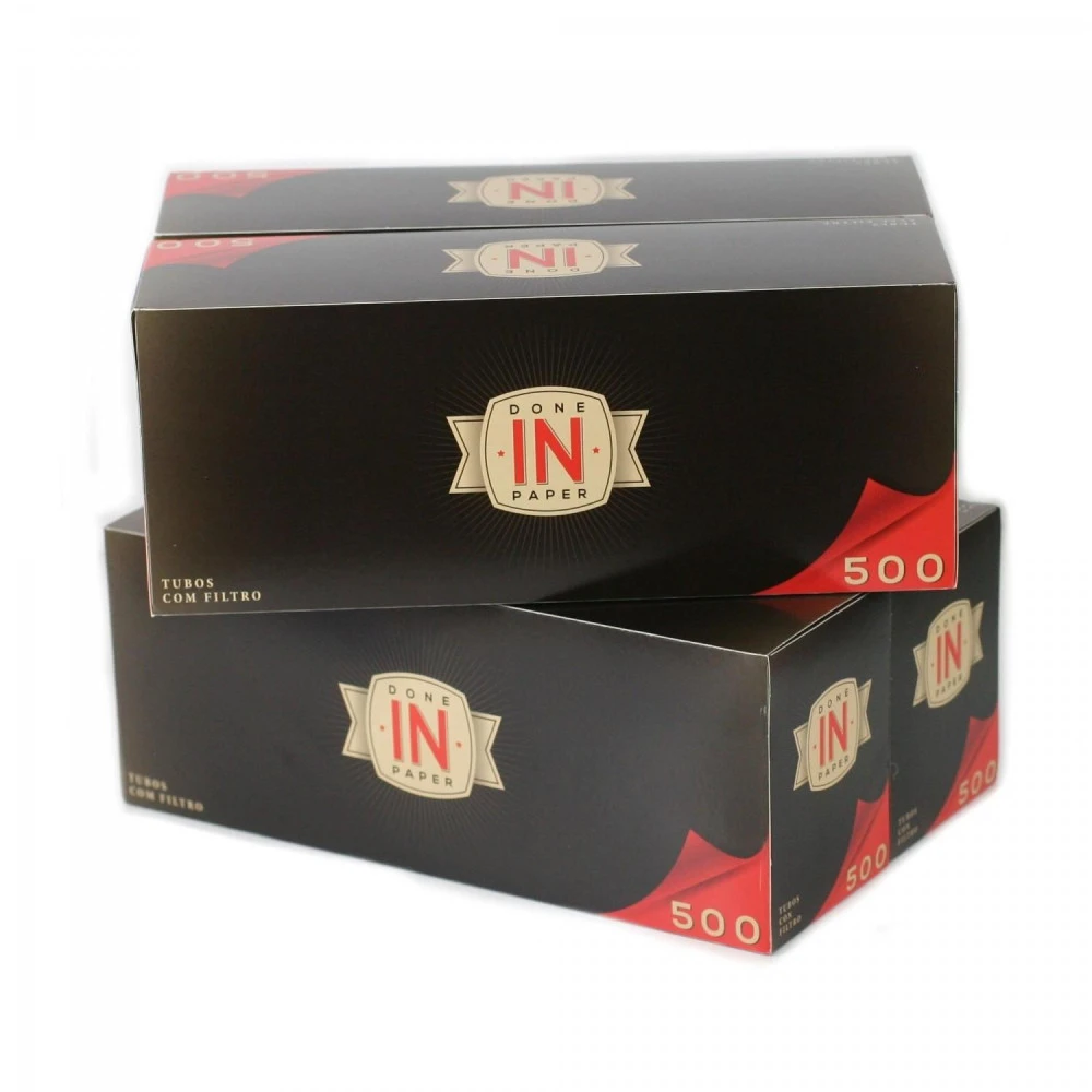 Lot De 4 Boites De 500 Tubes à Cigarette DONE IN PAPER 2 Lot De 4 Boites De 500 Tubes à Cigarette DONE IN PAPER – Image 2