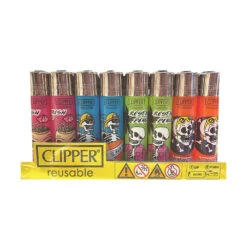 Lot De 48 Briquets Clipper Collection Summer Skulls