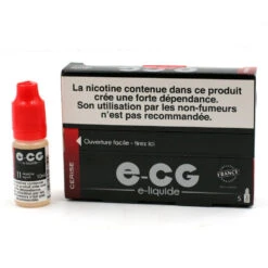 Lot De 5 Flacons E-CG - Goût Cerise 11 Mg/ml