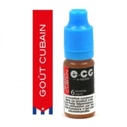 Lot De 5 Flacons E-CG - Goût Cubain 6 Mg/ml -Magasin De Fournitures Pour Fumeurs lot de 5 flacons e cg gout cubain 6 mg ml 2