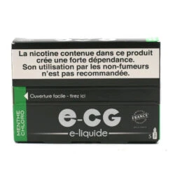 Lot De 5 Flacons E-CG - Menthe Chloro 11 Mg/ml -Magasin De Fournitures Pour Fumeurs lot de 5 flacons e cg menthe chloro 11 mg ml 1