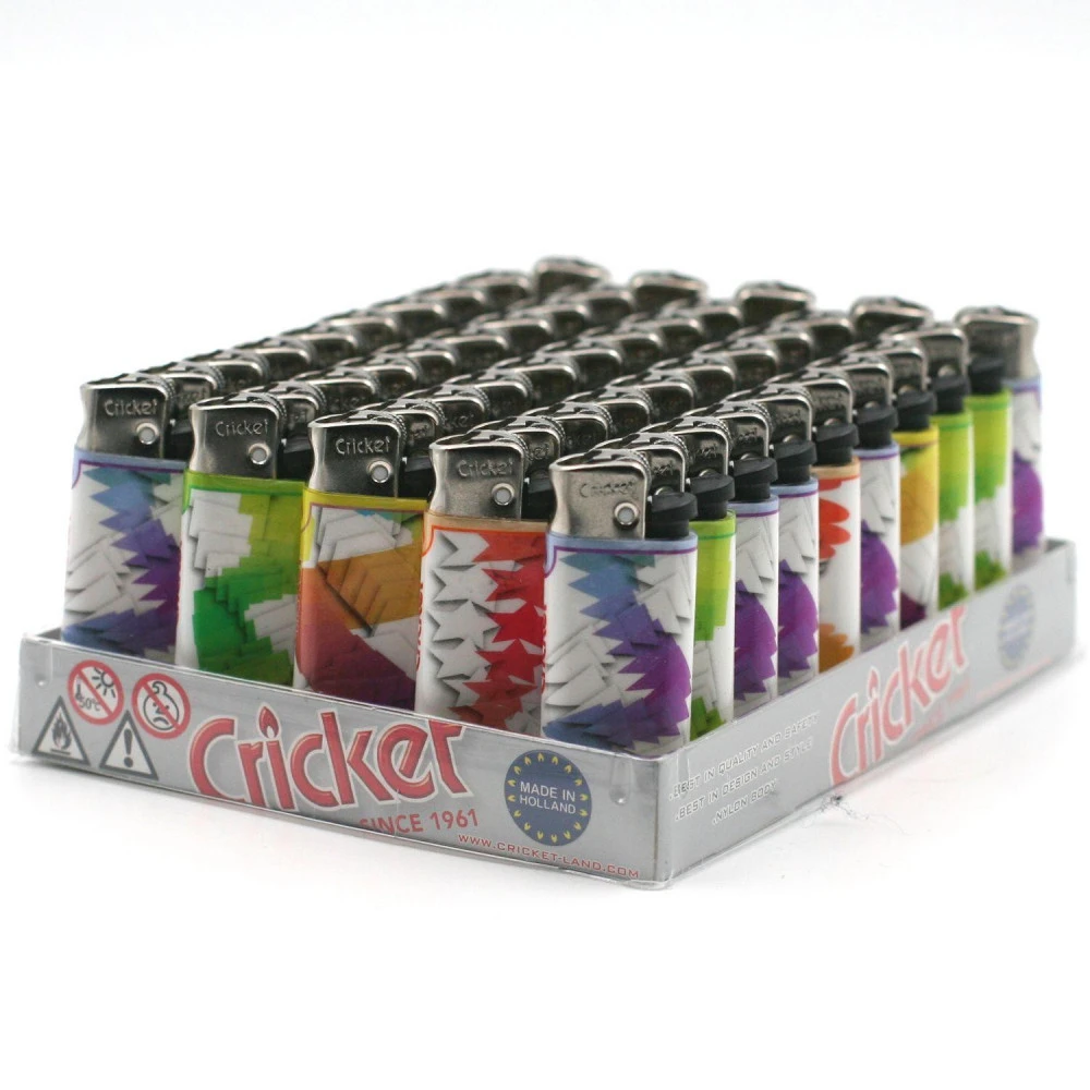 Lot De 50 Briquets Mini Cricket Motif – Spiral 1 Lot De 50 Briquets Mini Cricket Motif – Spiral