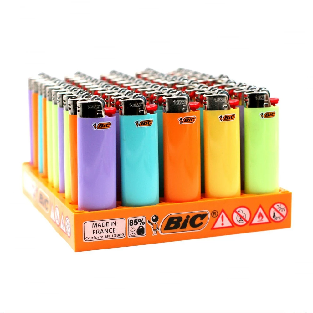 Plaquette De 50 Briquets BIC MAXI J 26 - Pastel 2 Plaquette De 50 Briquets BIC MAXI J 26 - Pastel – Image 2