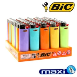 Plaquette De 50 Briquets BIC MAXI J 26 - Pastel