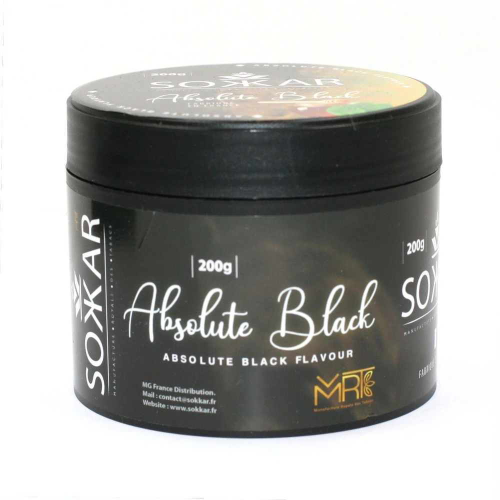 Sokkar Goût Pour Narguilé - Absolut Black (sans Nicotine Ni Tabac) 2 Sokkar Goût Pour Narguilé - Absolut Black (sans Nicotine Ni Tabac) – Image 2