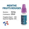 Vap Nation Colorz Lot De 5 Liquides - Menthe Fruits Rouges 11 Mg