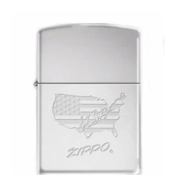 Zippo US MAP FLAG